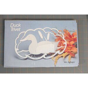 Wm. A. Rogers Duck Trivet Silverplate with original box